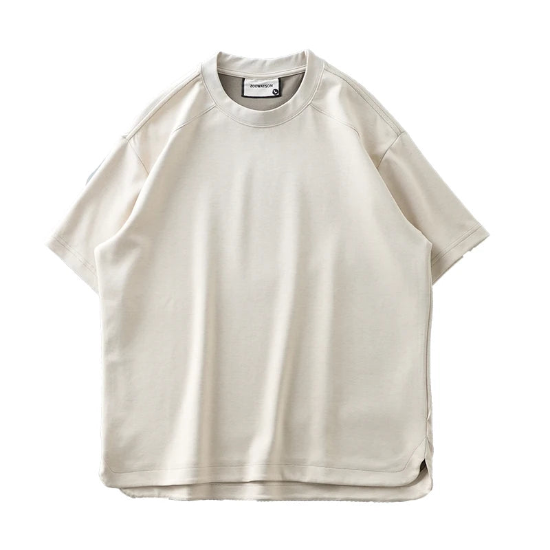 DUKEEN Modal Fabric T Shirts for Men 2025 Summer New Coolness Quick-Drying Shorts-Sleeve Tops Oversized Men's Clothing