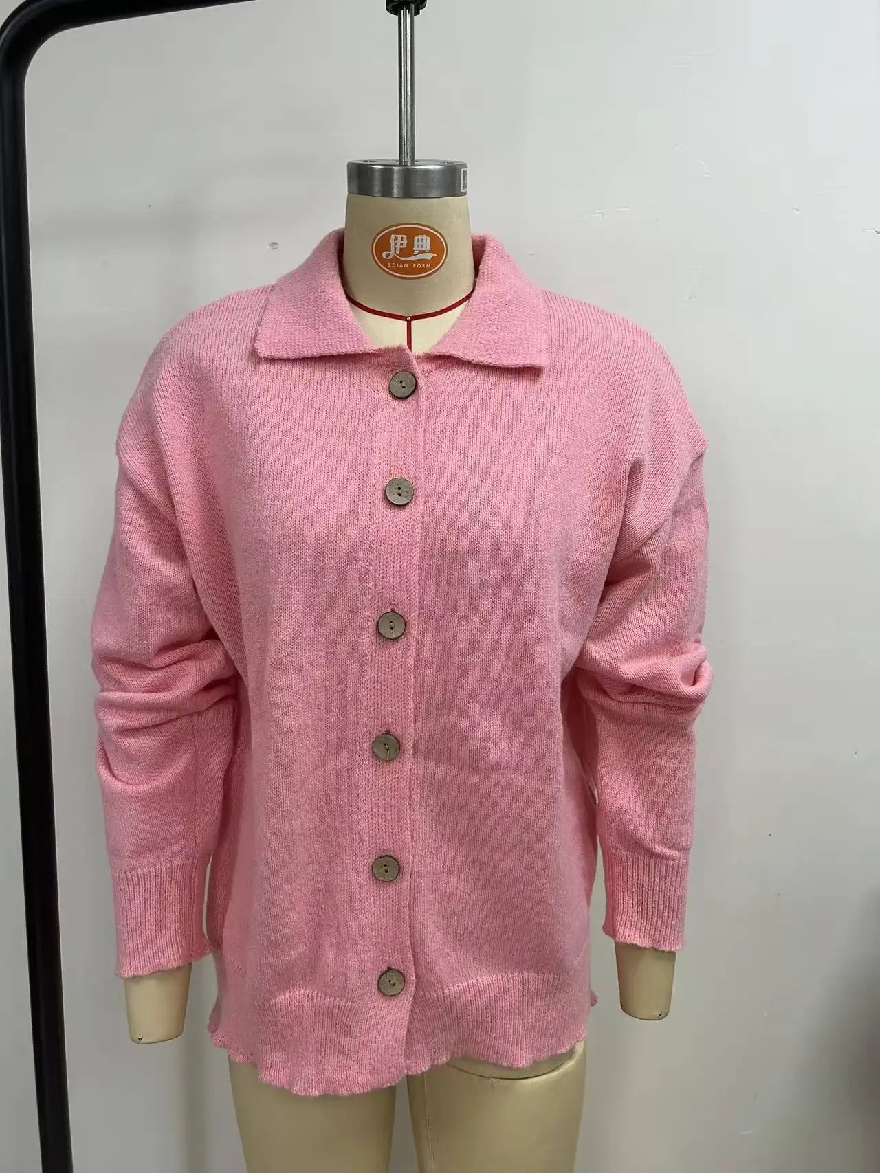 Women Knitted Sweater Cardigan Jacket Button Female Sweater Coat Tops Autumn Winter New Solid Casual Fashion Women Clothing
