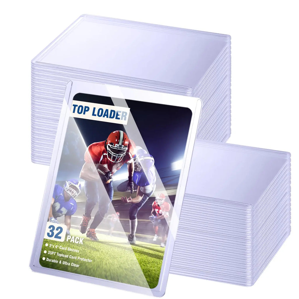 25-100pcs 3" x 4" Hard Card Sleeve Clear Anti Scratch Protector For Pokemon Game Baseball Sports Card Trading Protect Toploaders