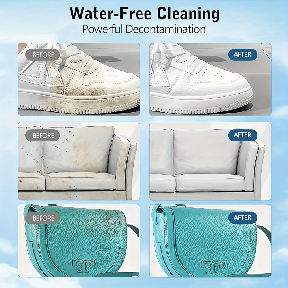 White Sneaker Cleaning Cream, Whitening and Stain Removal for Shoes, Leather, Car Interior, Women's Bags