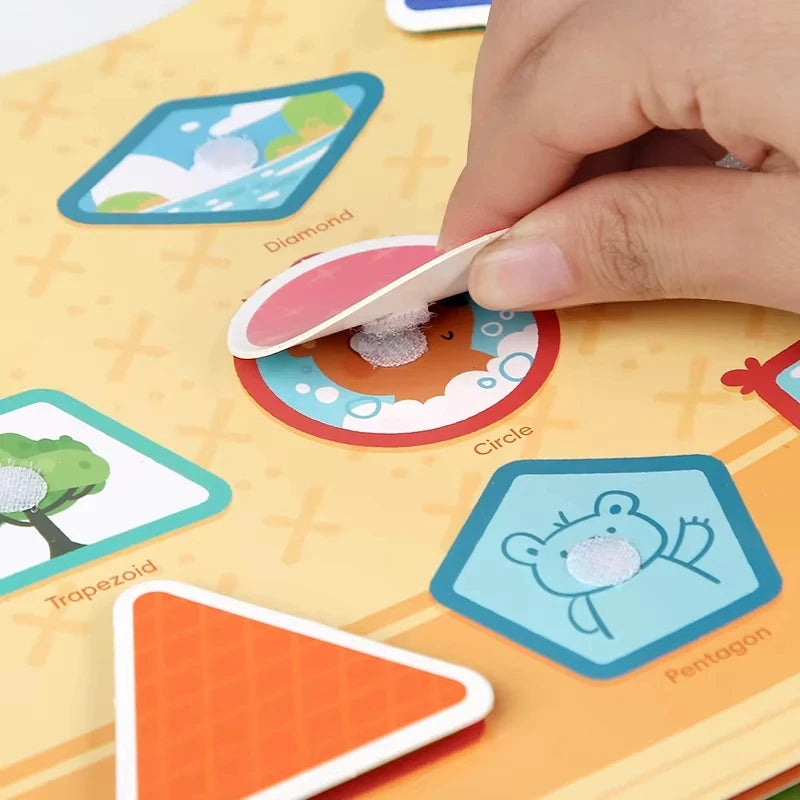 Busy Books Montessori Toy for 1 2 3 4 Year Toddlers Educational Activity Book Developing Sensory Board for Fine Motor Skills Toy