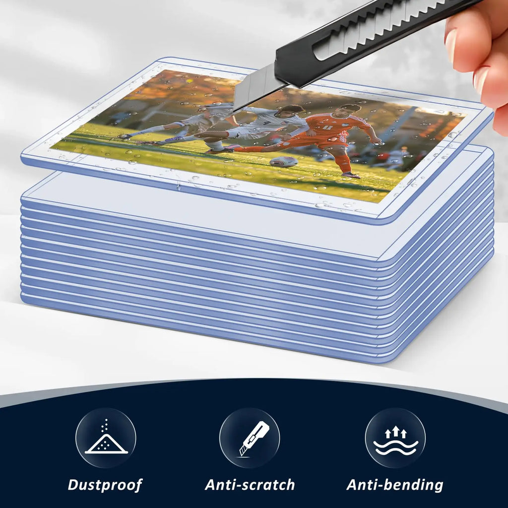25-100pcs 3" x 4" Hard Card Sleeve Clear Anti Scratch Protector For Pokemon Game Baseball Sports Card Trading Protect Toploaders