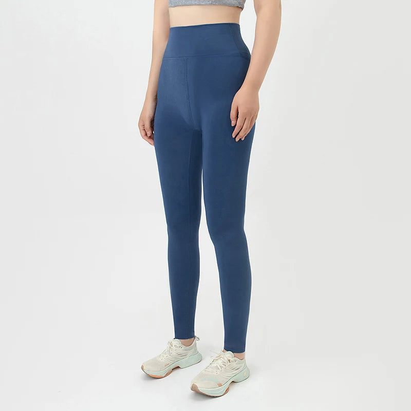 1/3 Piece Set Of Women's Solid Color High Waisted Elastic Yoga Pants For All Seasons Casual Sports Running Leggings Warm Pants
