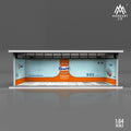 MoreArt 1:64 Gulf / HKS /Michelin /Advan Parking Garage Light Edition Assembled Scene Diorama
