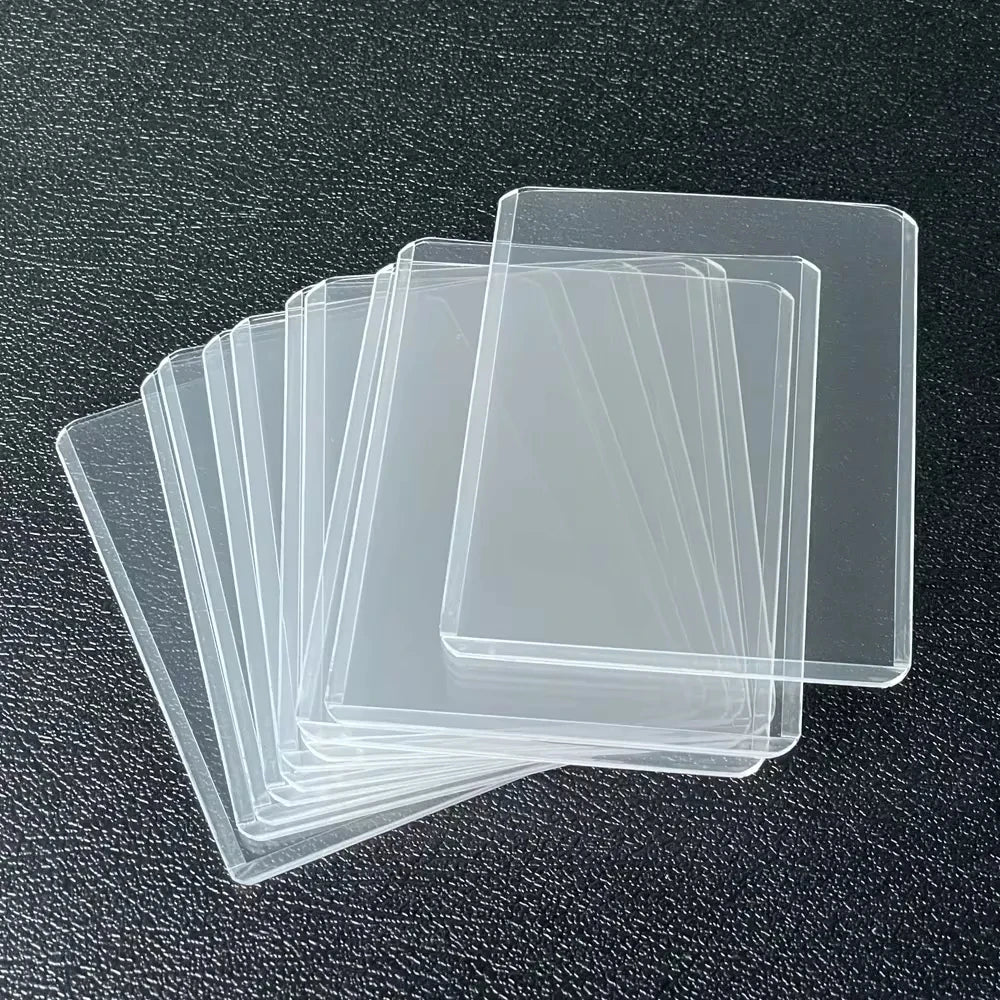 25-100pcs 3" x 4" Hard Card Sleeve Clear Anti Scratch Protector For Pokemon Game Baseball Sports Card Trading Protect Toploaders