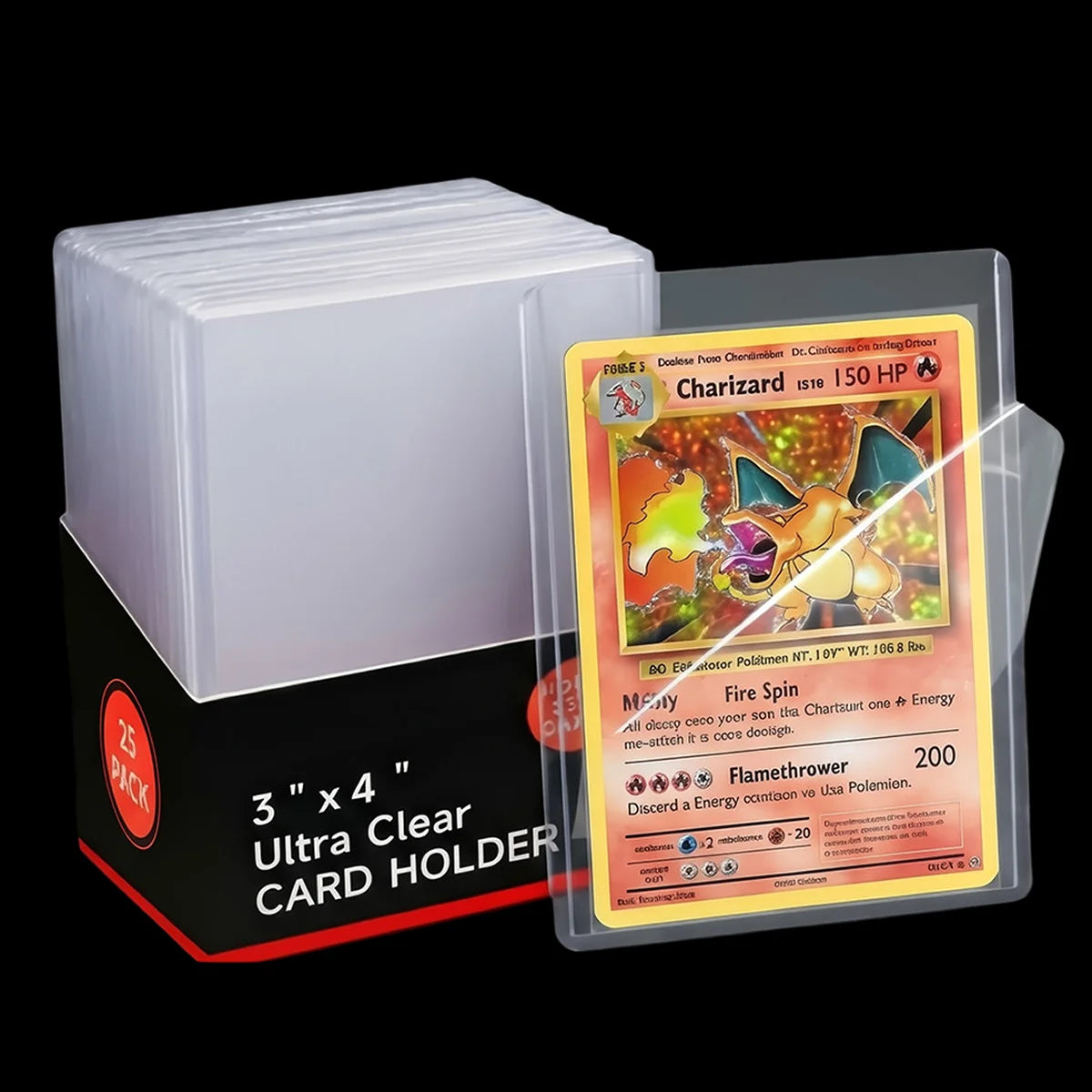 25-100pcs 3" x 4" Hard Card Sleeve Clear Anti Scratch Protector For Pokemon Game Baseball Sports Card Trading Protect Toploaders
