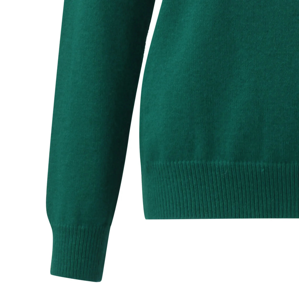 Sweater Women Pullover Knitting Top Jumper V Neck Solid Color Thick Knitwear 2025 Autumn Winter Knitted Tops Office Lady Casual