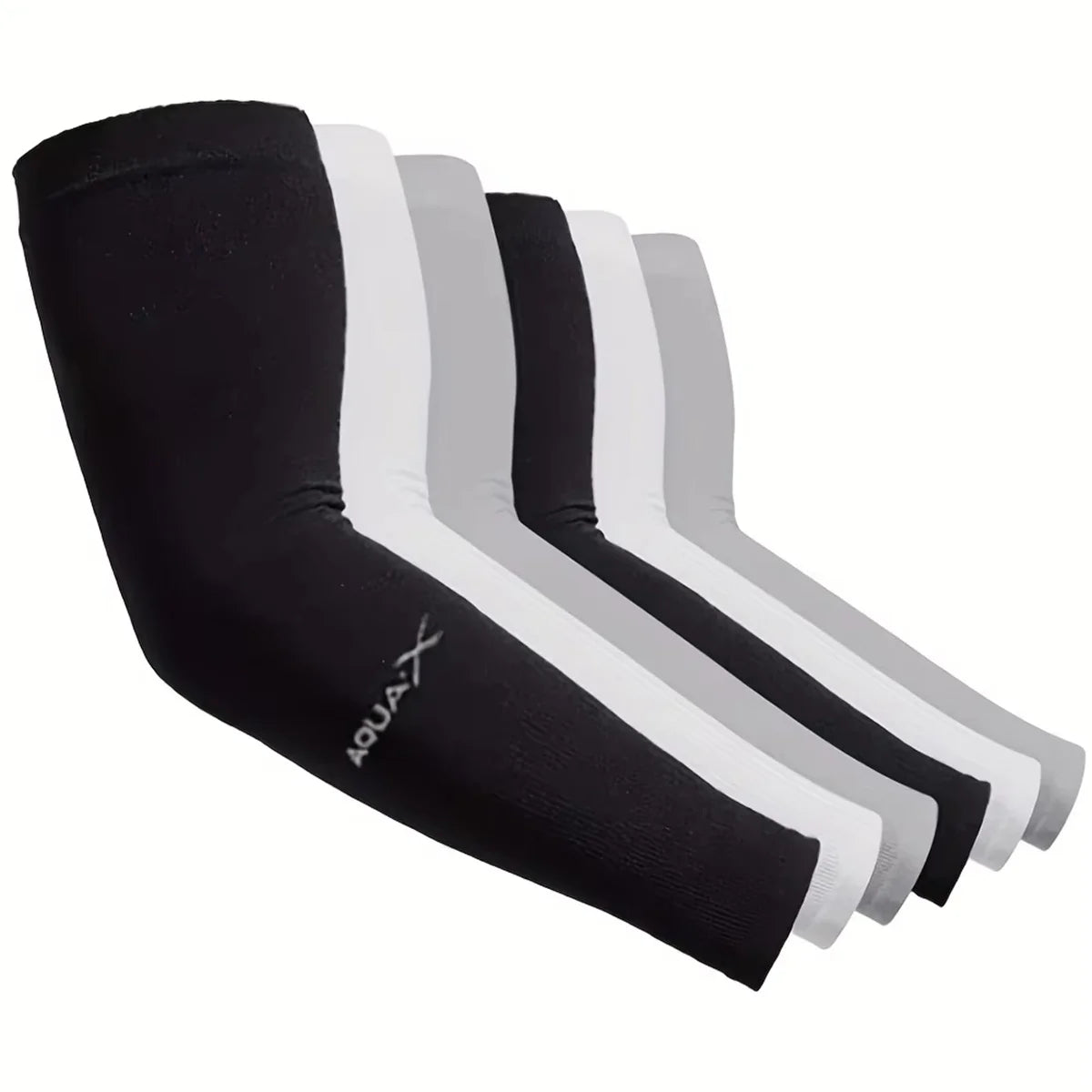 3pcs ice sleeves men's sun protection sleeves women's summer sun protection sleeves ice silk sleeves outdoor cycling gloves arm