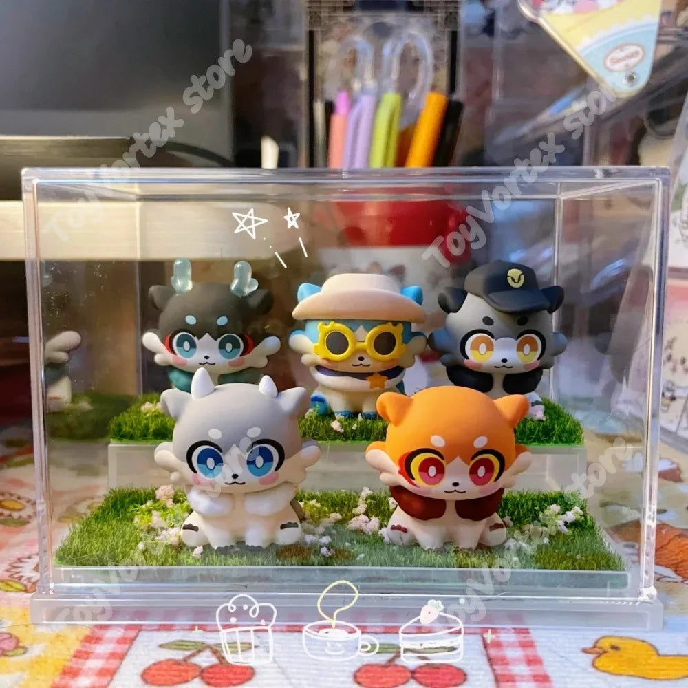 In Stock [Genuine] Honkai Star Rail Awoo Awoo Chimera Mini Blind Box Collections Ornaments Cartoon Accessories Halloween Gifts