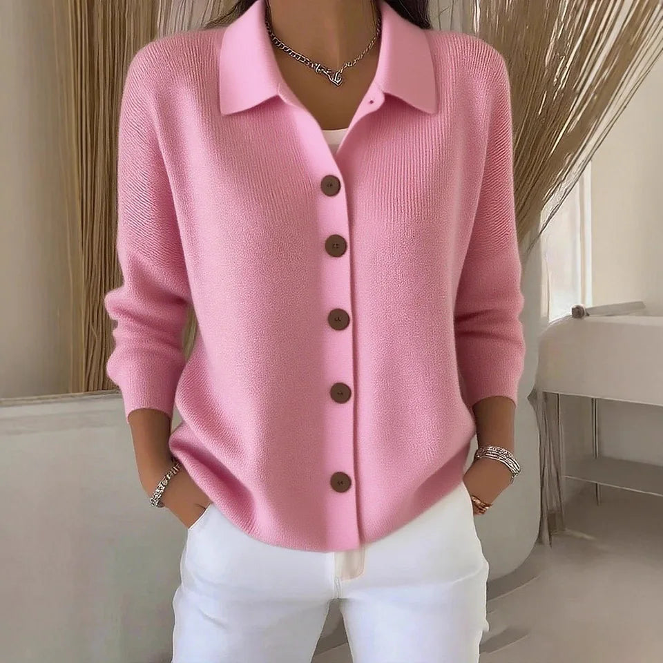 Women Knitted Sweater Cardigan Jacket Button Female Sweater Coat Tops Autumn Winter New Solid Casual Fashion Women Clothing