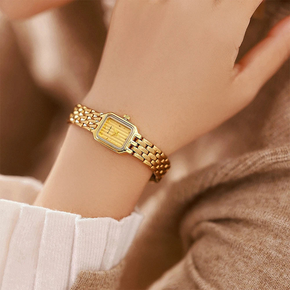 BS Bee Sister Watch Women Vintage 2025 Luxury Waterproof Fashionable Wristwatch Elegant Quartz Watches Woman Gifts