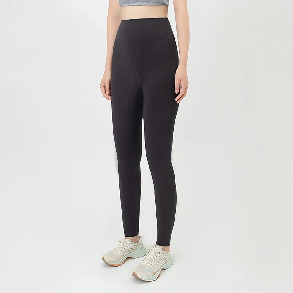 1/3 Piece Set Of Women's Solid Color High Waisted Elastic Yoga Pants For All Seasons Casual Sports Running Leggings Warm Pants
