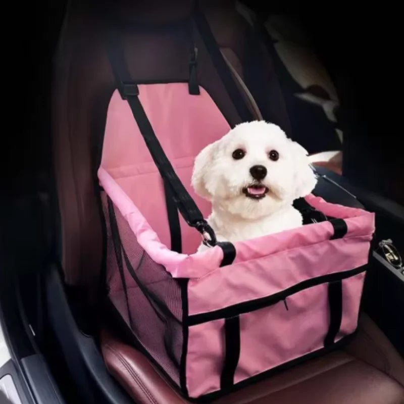 Premium Dog/Cat Car Seat Cushion with Waterproof Hanging Bag - Safe and Comfortable Travelling Experience 1pcs