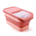 13/33LB Collapsible Cat Dog Food Storage Container Dry Cat Food Box With Lids Airtight Sealing Kitchen Grain Rice Storage Boxes