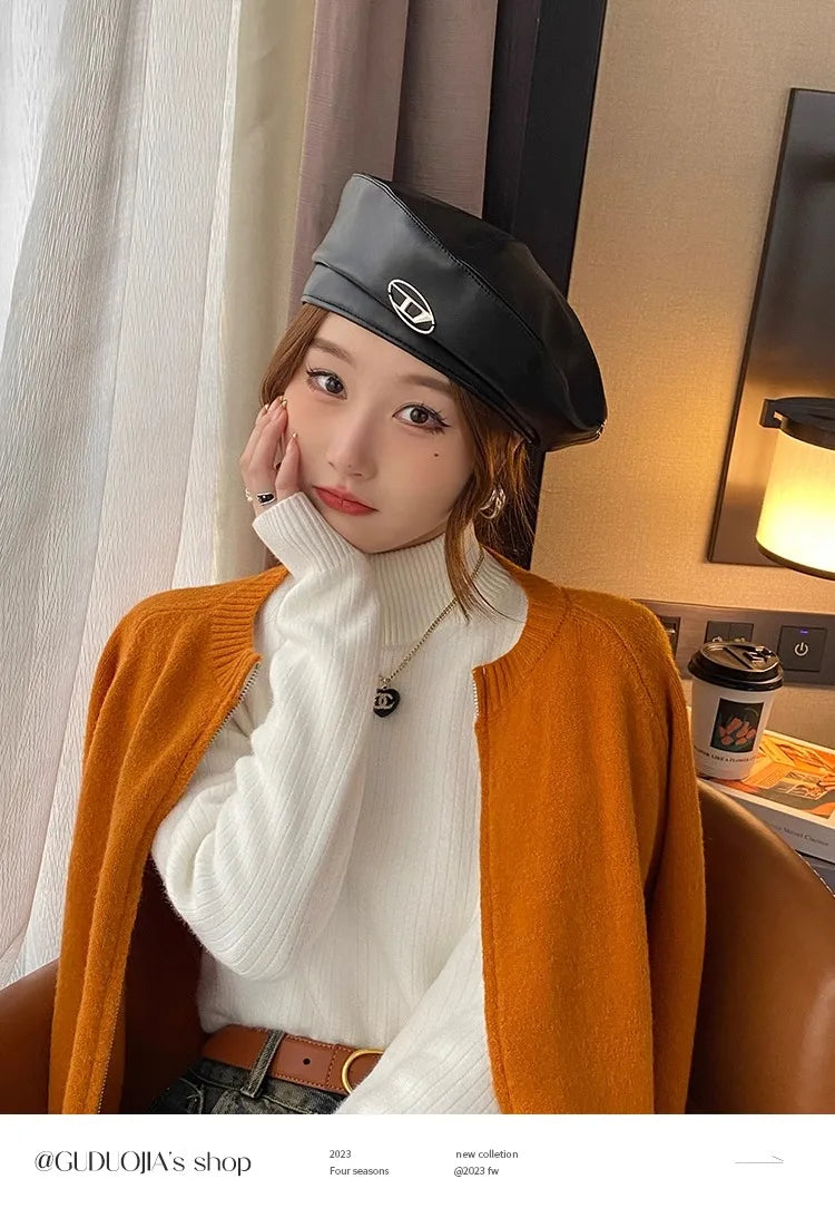 Sweater For Women Winter Thicken Turtleneck Slim Knit Pullover New Warm Plush Velvet Lined Knitwear Jumper Tops Casual Poleras