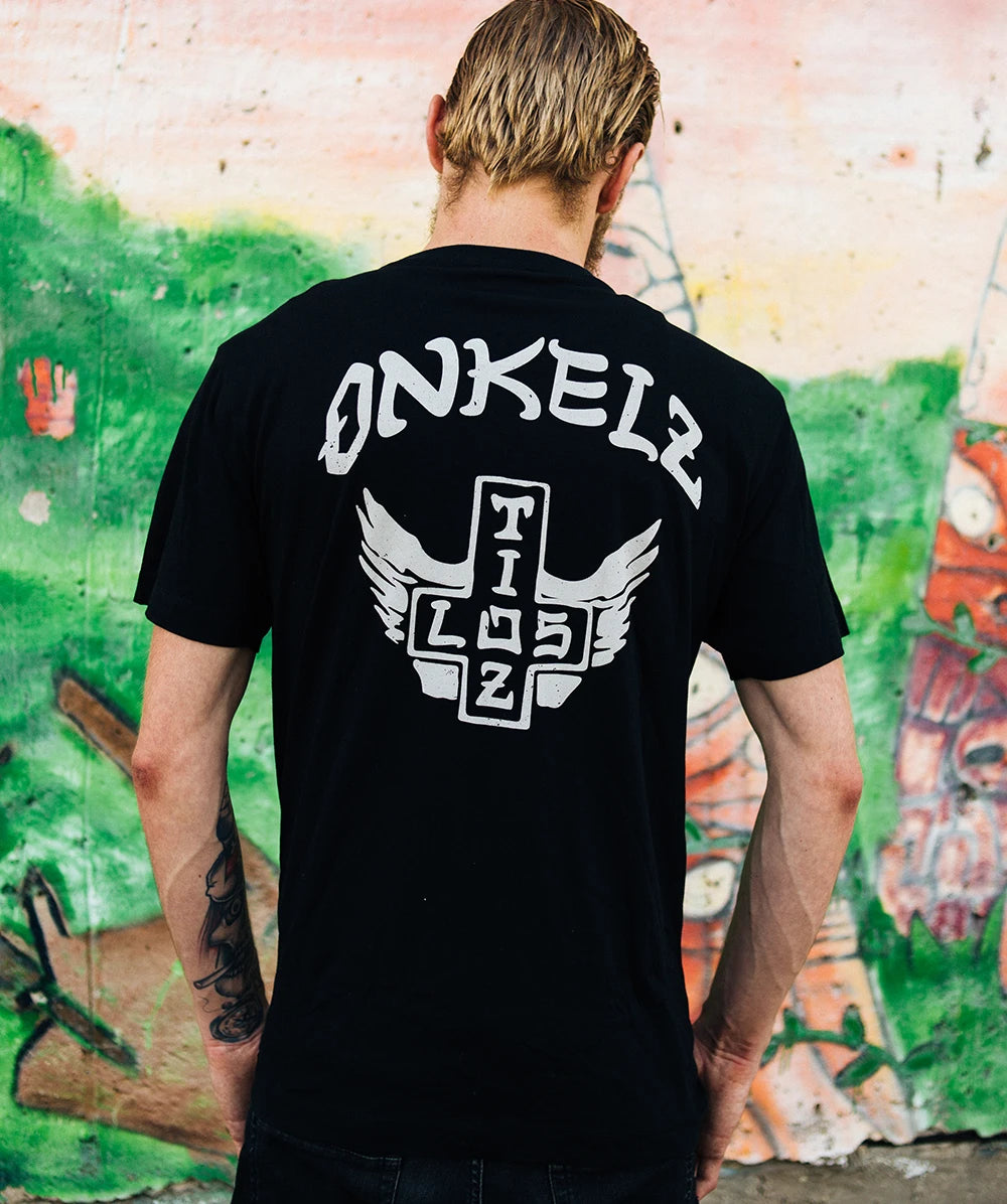 Y2k Casual Cotton Tees Gehasst Verdammt Vergöttert II Peripheral Oversized Tops Böhse Onkelz 40 Year T-shirt Fans Gift Unisex