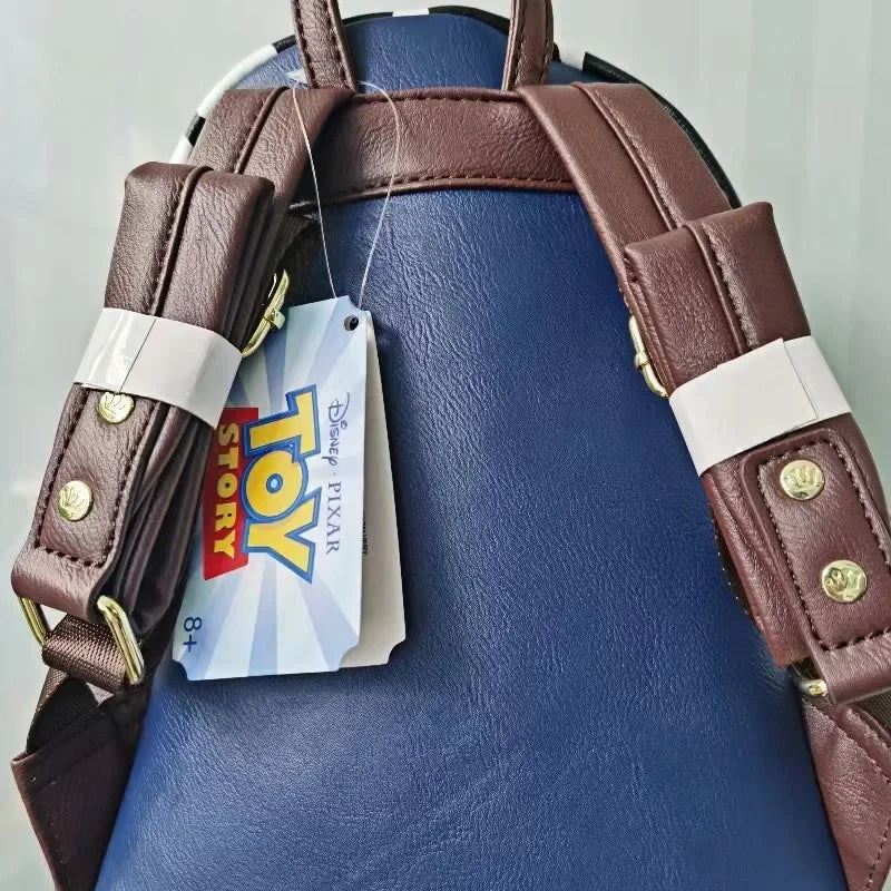 Toy Story Womens Double Strap Shoulder Bag Purse PU Backpack High Quality Cartoon Leisure Children's School Bag Gift