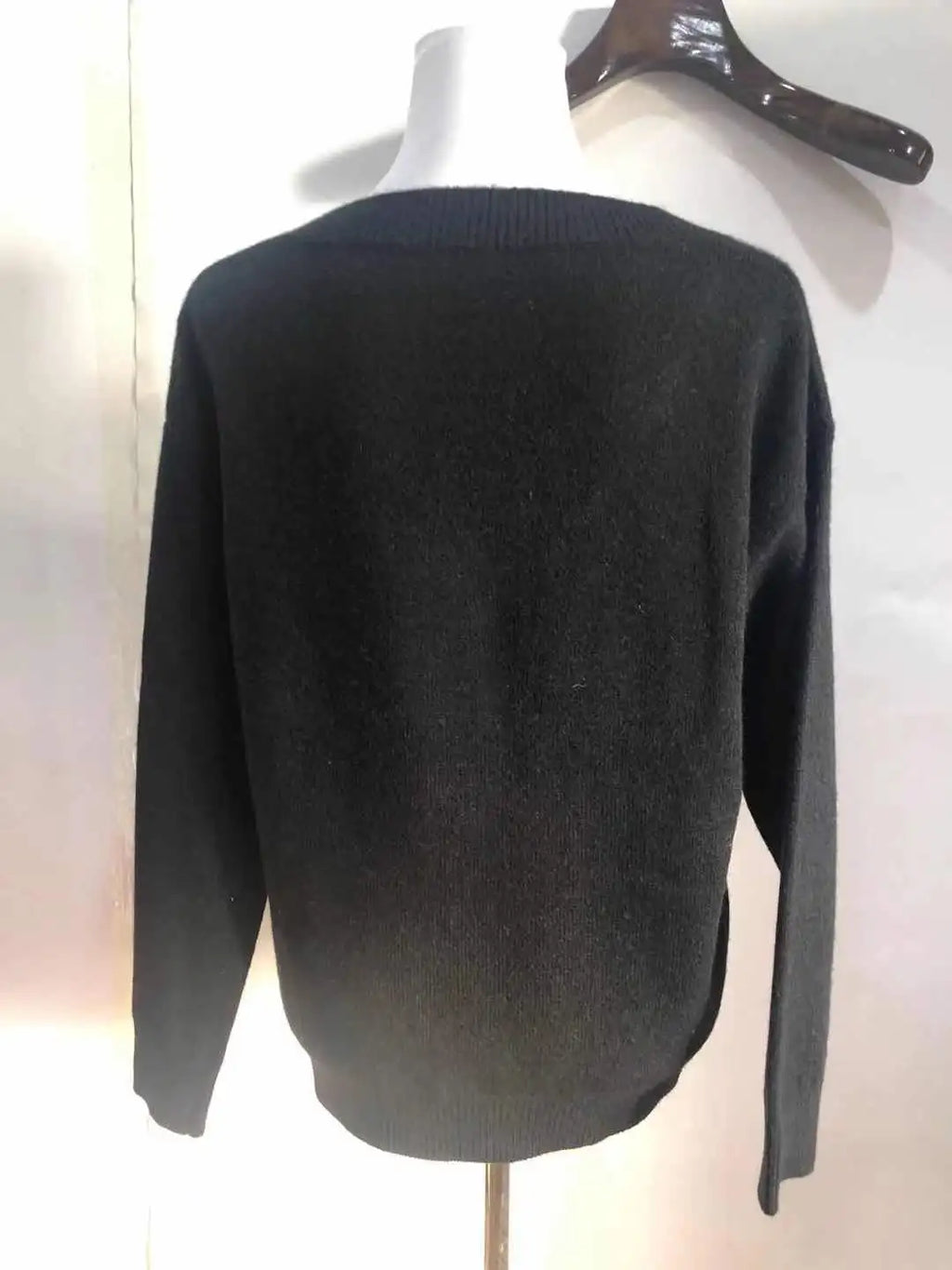 Sweater Women Pullover Knitting Top Jumper V Neck Solid Color Thick Knitwear 2025 Autumn Winter Knitted Tops Office Lady Casual