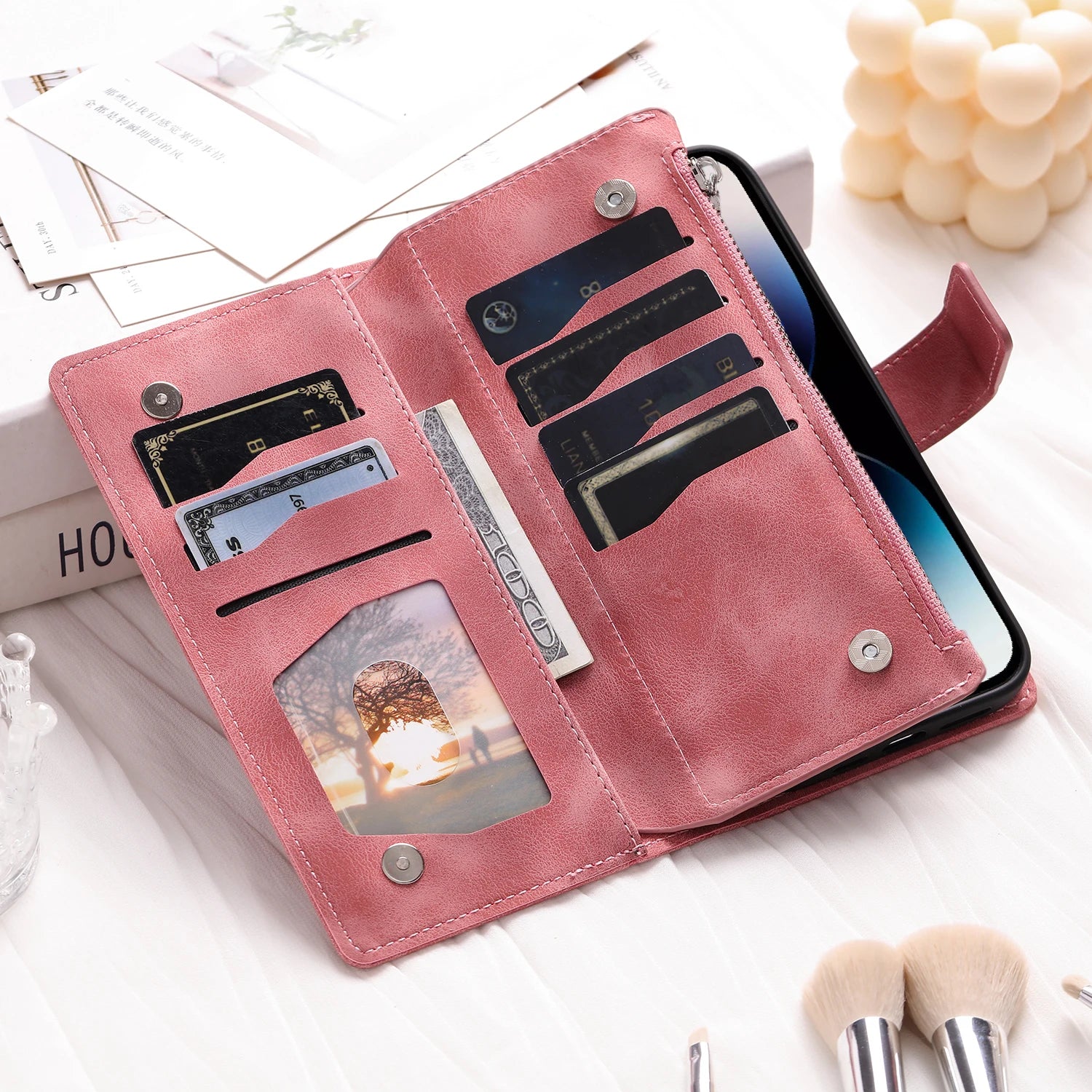 Embossing LLeather Wallet Case For Xiaomi Redmi Note 15 14 Pro + 13 12 11 Pro Plus 5G 12S 11S 10S 9S 10 9 Pro 4G EU Flip Cover