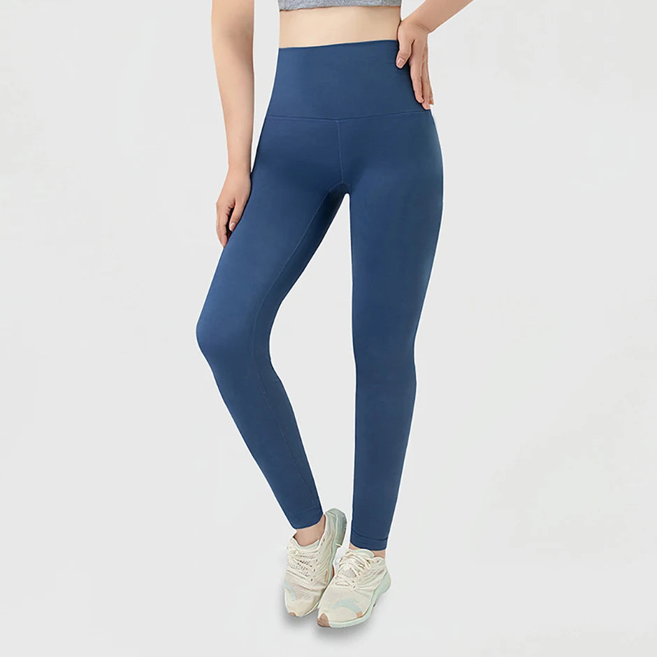 1/3 Piece Set Of Women's Solid Color High Waisted Elastic Yoga Pants For All Seasons Casual Sports Running Leggings Warm Pants