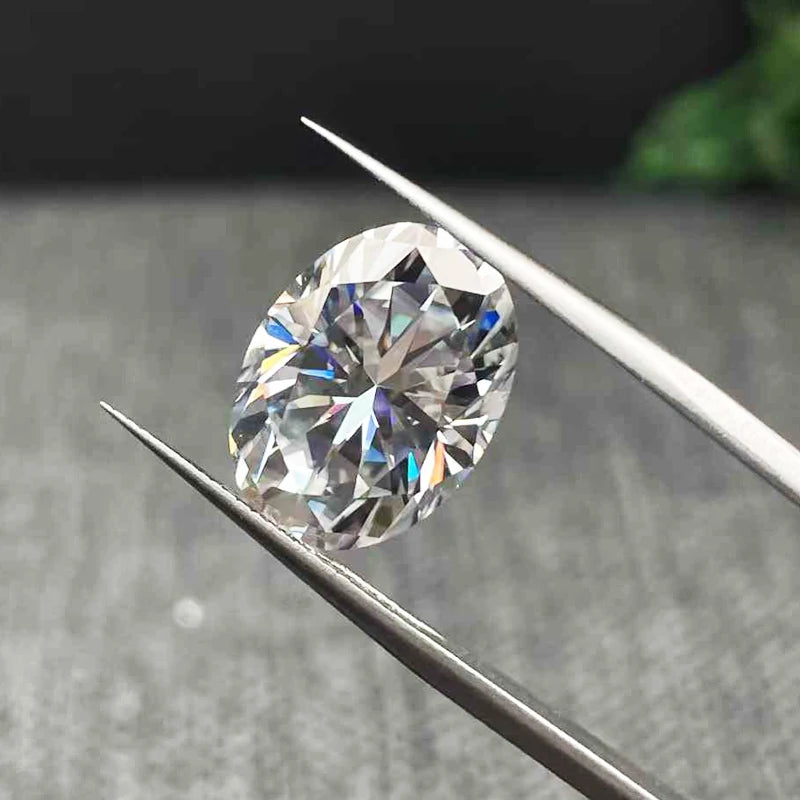 [ Oval Cut Full Size 0.1-30ct D Color Moissanite Loose Stone GRA Certificated Wholesale Lab Grown Moissanite Diamond For Jewelry