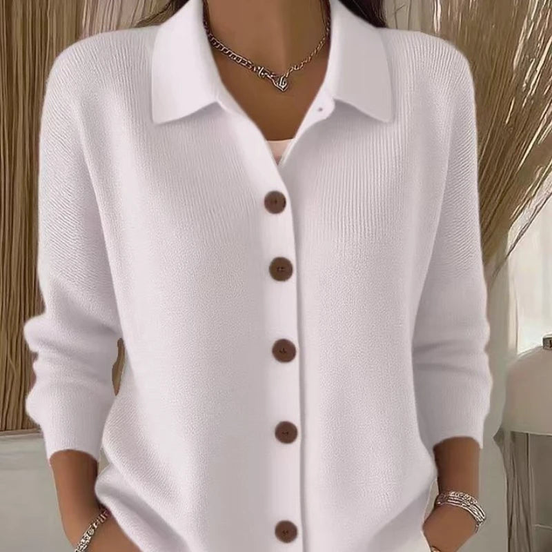 Women Knitted Sweater Cardigan Jacket Button Female Sweater Coat Tops Autumn Winter New Solid Casual Fashion Women Clothing