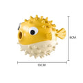 Bouncing Fish Built In Bell Pet Toy Treat Dispensing Chew Ball Molar Interactive Play Toy For Puppy All Size Dogs Relieve Boredo