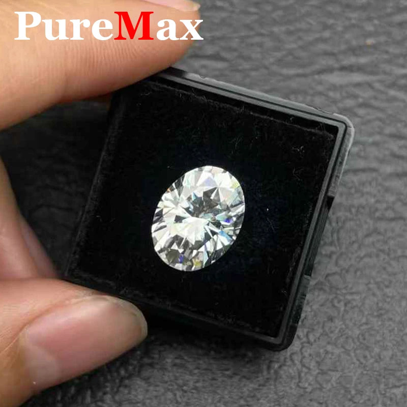 [ Oval Cut Full Size 0.1-30ct D Color Moissanite Loose Stone GRA Certificated Wholesale Lab Grown Moissanite Diamond For Jewelry