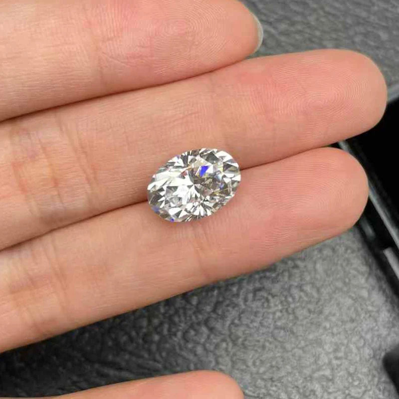 [ Oval Cut Full Size 0.1-30ct D Color Moissanite Loose Stone GRA Certificated Wholesale Lab Grown Moissanite Diamond For Jewelry