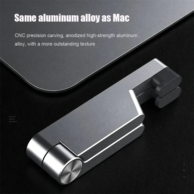 New All Metal V-shaped Mobile Phone Stand Foldable Portable Lazy Live Streaming Tablet Desktop Alloy Phone Stand