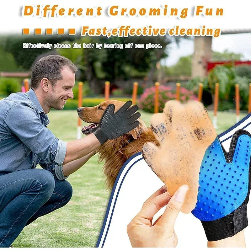 Pet Glove Accessories Makeup Brushes Cats Grooming Gloves Dog Comb Massage Epilator Clean Animal Products Household Use For Dogs