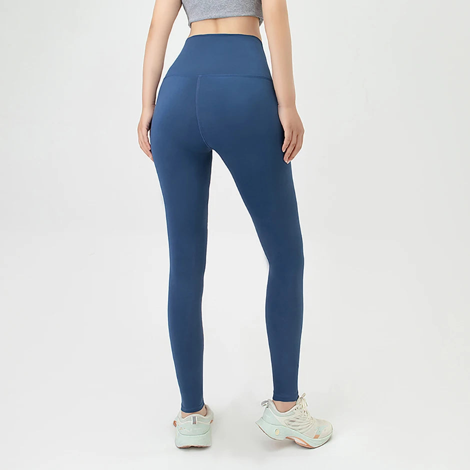 1/3 Piece Set Of Women's Solid Color High Waisted Elastic Yoga Pants For All Seasons Casual Sports Running Leggings Warm Pants