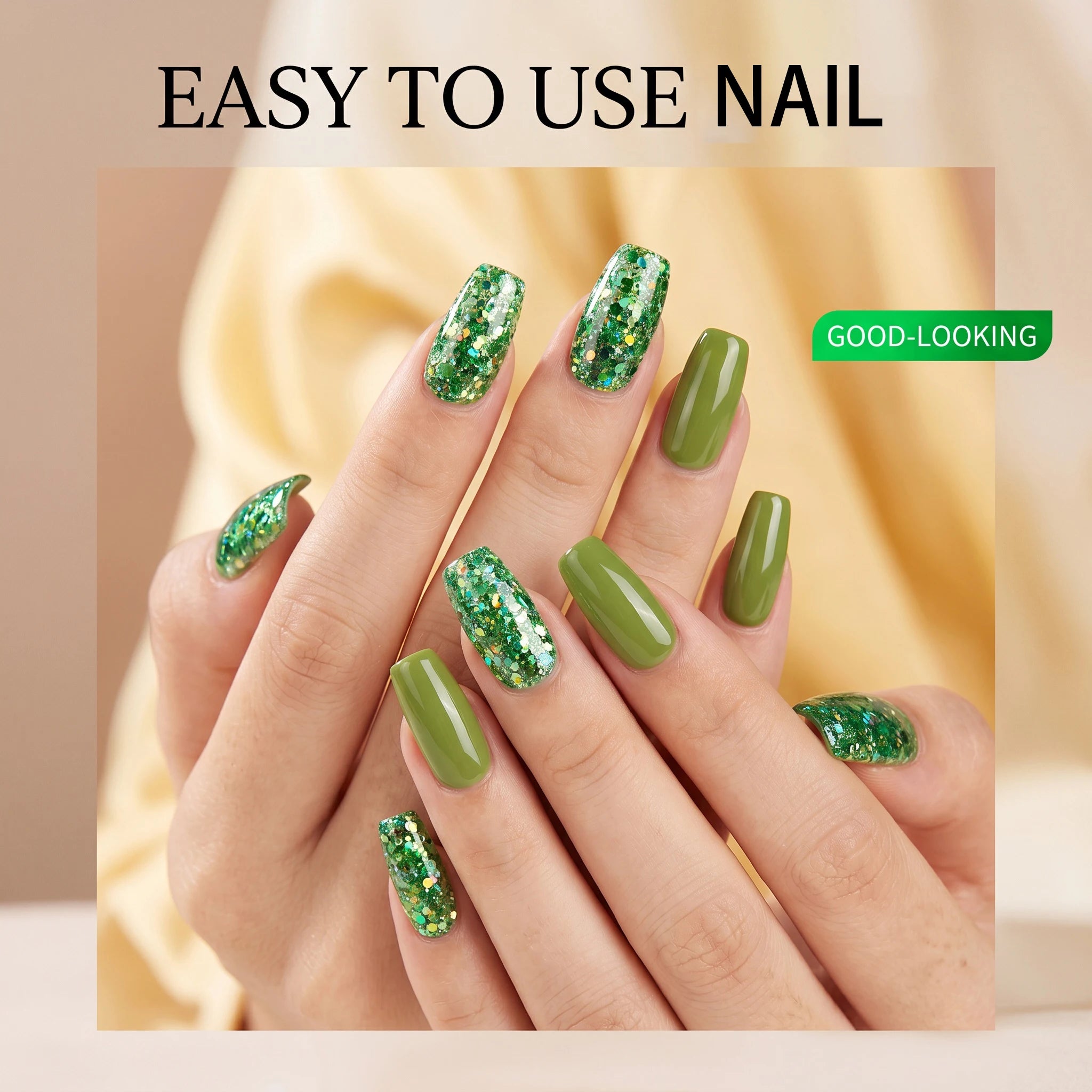 This latest green gel nail polish boasts high shine and saturation, is suitable for LED light therapy, and is a must-have