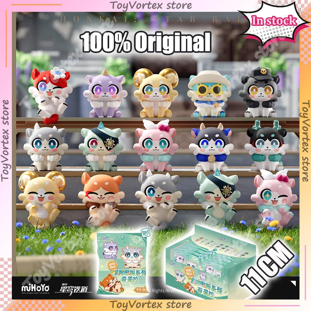 In Stock [Genuine] Honkai Star Rail Awoo Awoo Chimera Mini Blind Box Collections Ornaments Cartoon Accessories Halloween Gifts