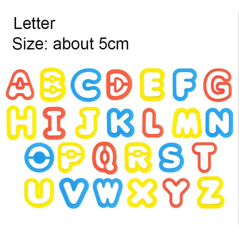 Playdough Tools Play Dough Set For Kids Letters Numbers Symbols Cutter Roller Alphabet Playdough Stamps Clay Accessories DIY Toy
