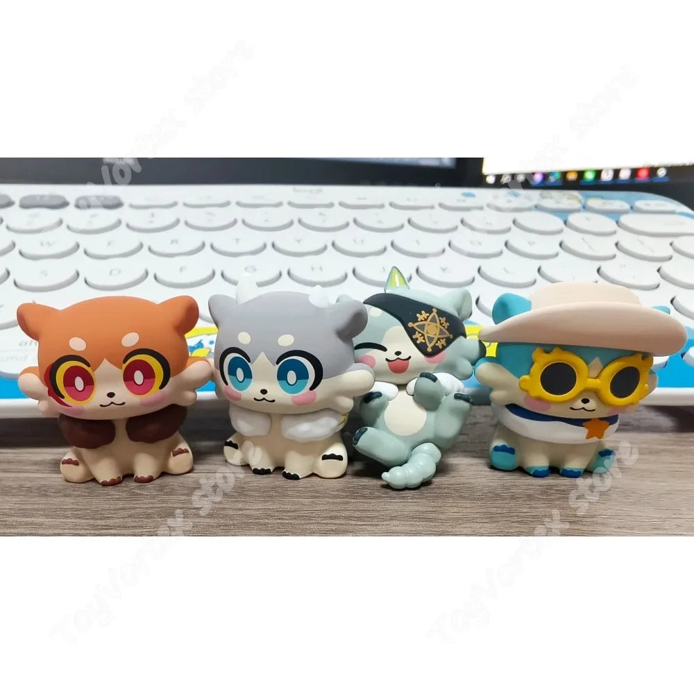 In Stock [Genuine] Honkai Star Rail Awoo Awoo Chimera Mini Blind Box Collections Ornaments Cartoon Accessories Halloween Gifts