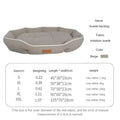 Dog Bed Orthopedic Plush Calming Sofa Pet Bed Donut Nest Soft Washable PP Cotton Support Cushion for Small Medium Large Dogs