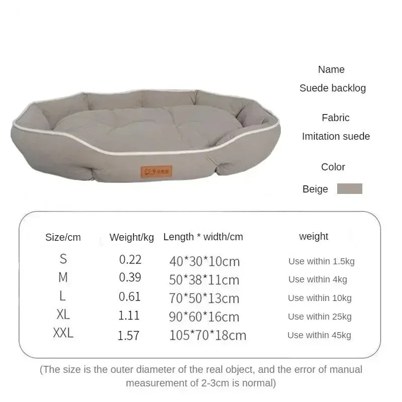 Dog Bed Orthopedic Plush Calming Sofa Pet Bed Donut Nest Soft Washable PP Cotton Support Cushion for Small Medium Large Dogs
