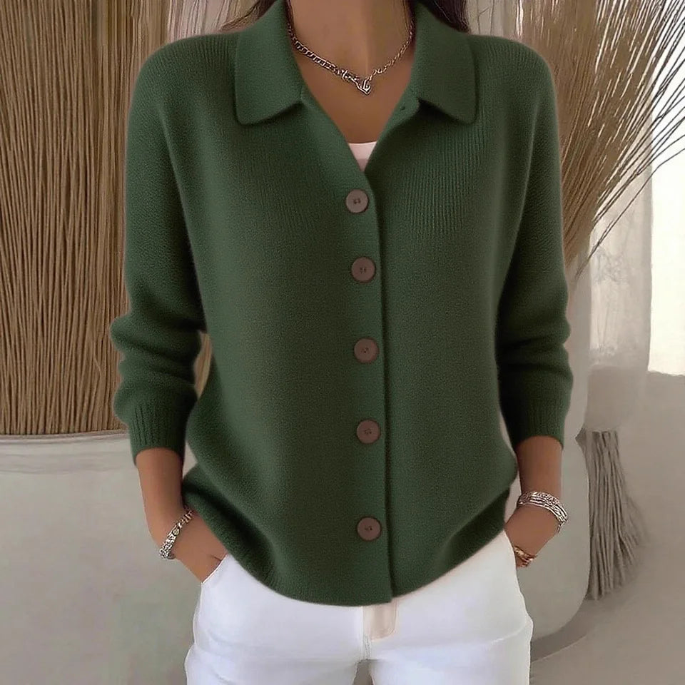 Women Knitted Sweater Cardigan Jacket Button Female Sweater Coat Tops Autumn Winter New Solid Casual Fashion Women Clothing