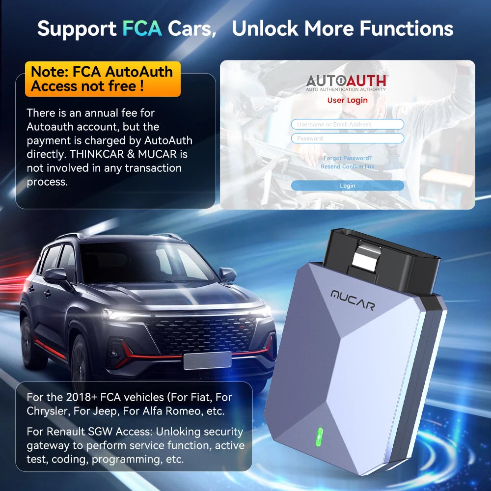MUCAR BT200 MAX OBD2 Scanner Full System Diagnostic Tools 15 Resets Lifetime Free Update Active Test CANFD Car Scan Tools