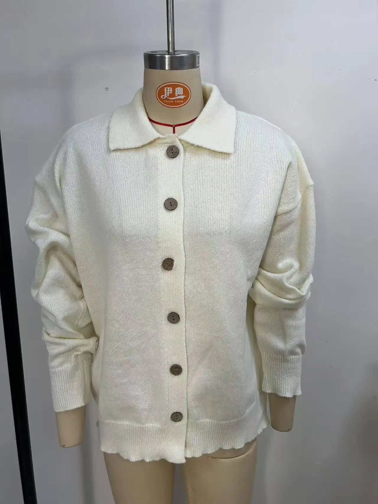 Women Knitted Sweater Cardigan Jacket Button Female Sweater Coat Tops Autumn Winter New Solid Casual Fashion Women Clothing