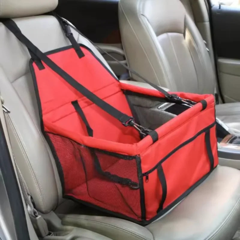 Premium Dog/Cat Car Seat Cushion with Waterproof Hanging Bag - Safe and Comfortable Travelling Experience 1pcs