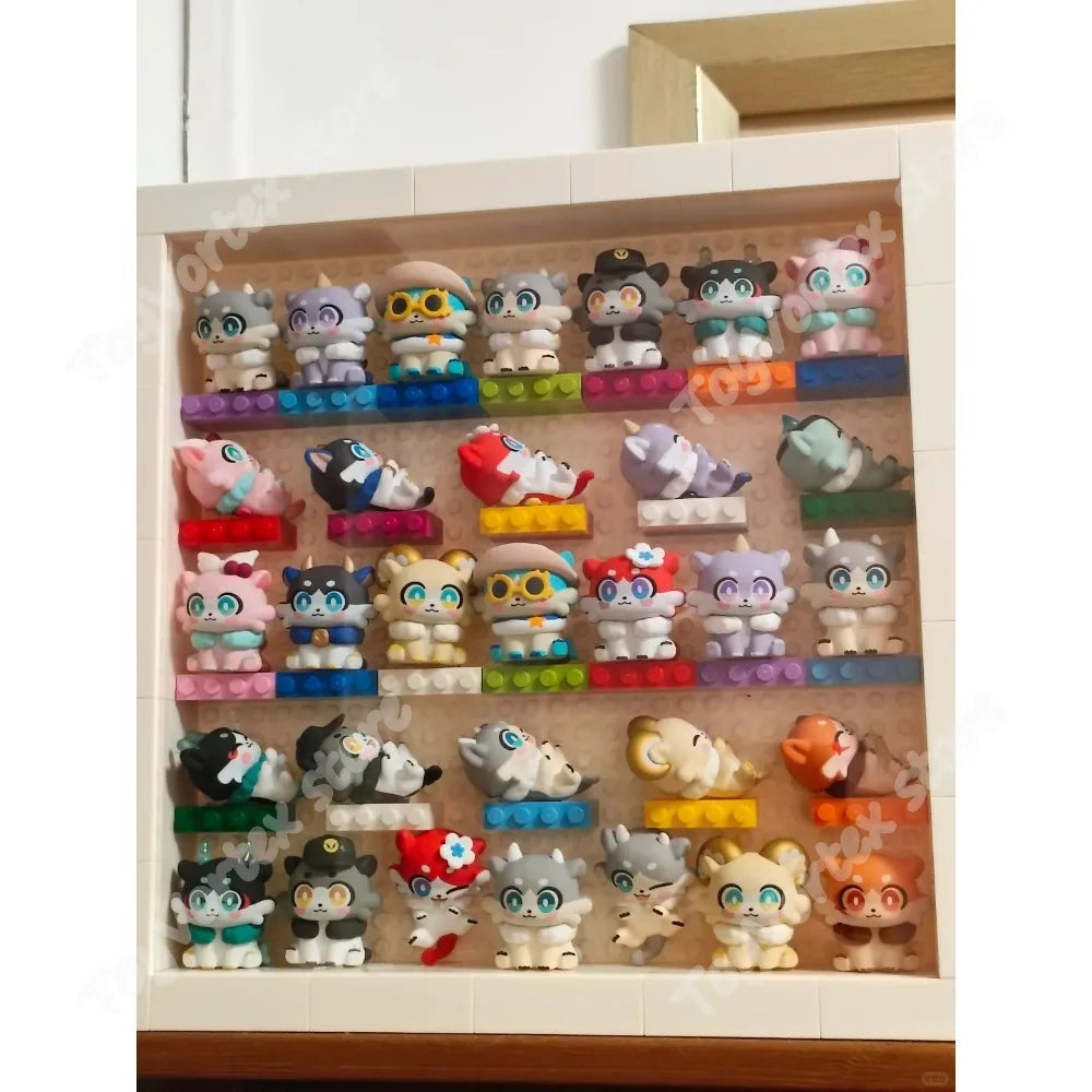 In Stock [Genuine] Honkai Star Rail Awoo Awoo Chimera Mini Blind Box Collections Ornaments Cartoon Accessories Halloween Gifts