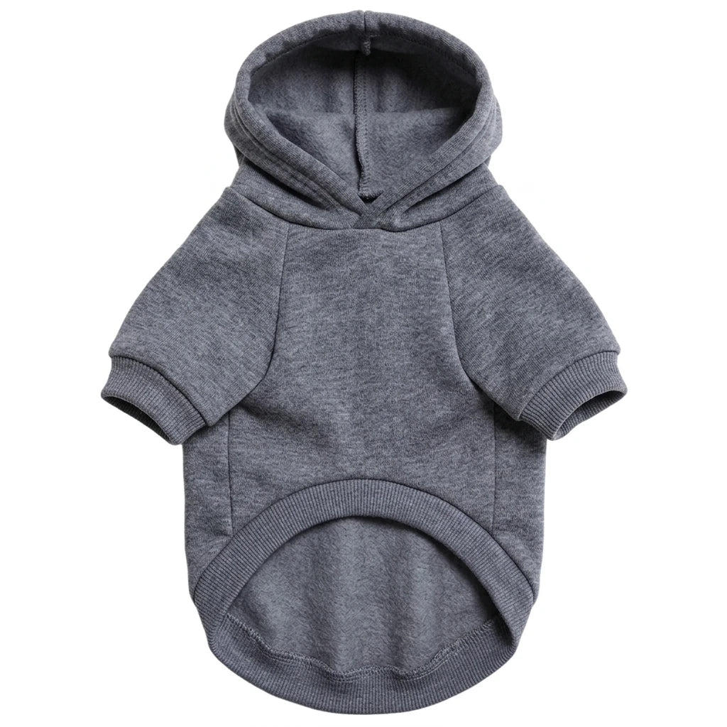 Pet Dog Hoodies Autumn and Winter Season for Large Dog Clothes Solid Color Print Pattern French Bulldog Labrador Jacket Clothing