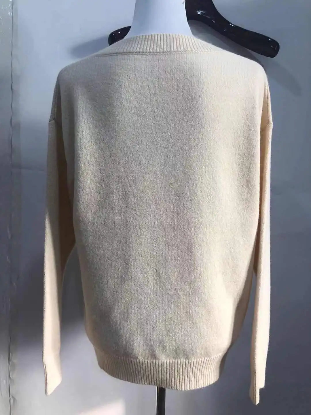 Sweater Women Pullover Knitting Top Jumper V Neck Solid Color Thick Knitwear 2025 Autumn Winter Knitted Tops Office Lady Casual