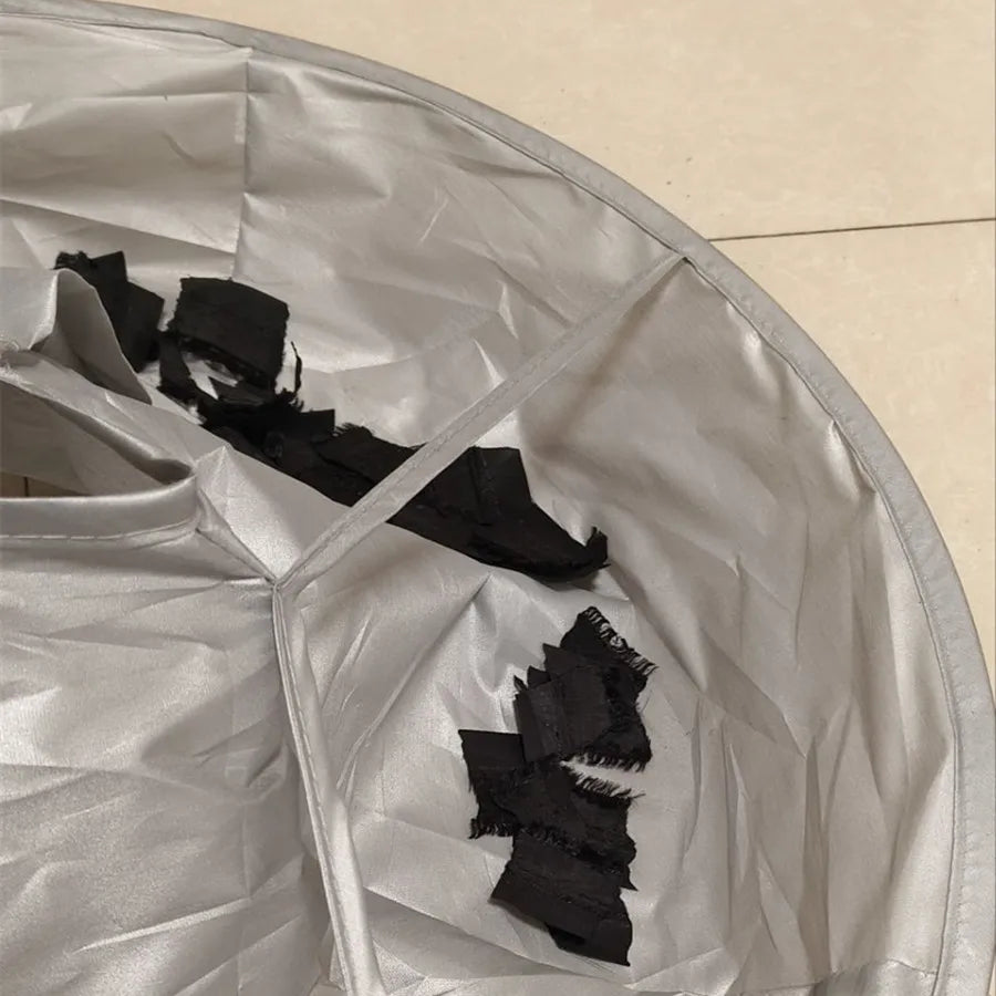 DIY Hairdressing Cloak Umbrella Hairdressing Wrap Shaving Hood Hairdressing Apron Home Cleaning and Protection