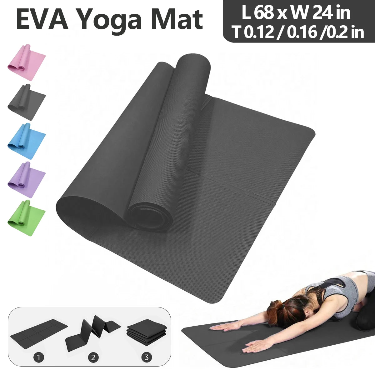 Foldable Travel Yoga Mat