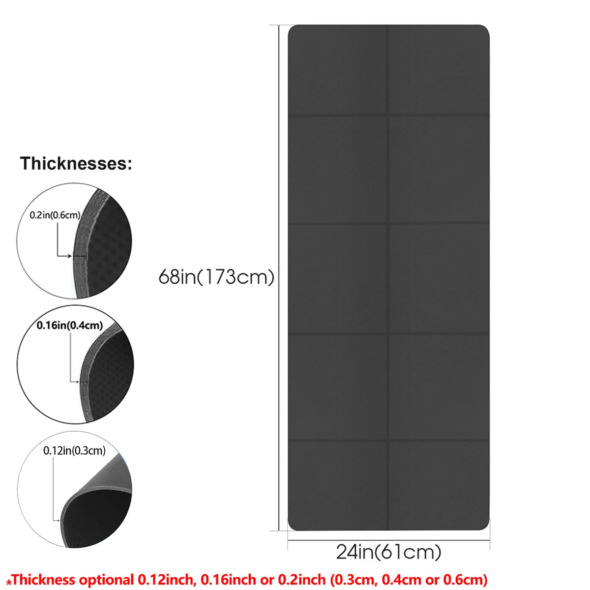 Foldable Travel Yoga Mat