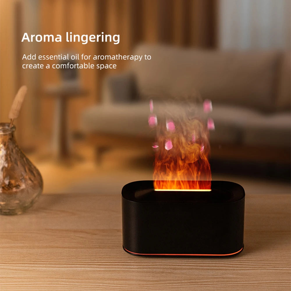 Flame Mist Aromatherapy Room Diffuser