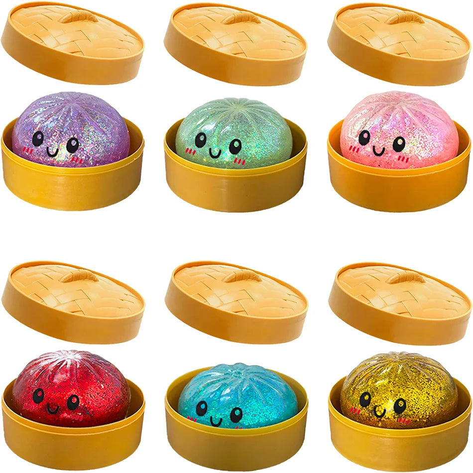 Glitter Dumpling Stress Squeeze